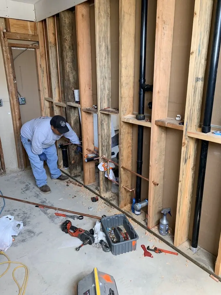 Commercial rough-in plumbing for Gas Line Repair in Daisytown